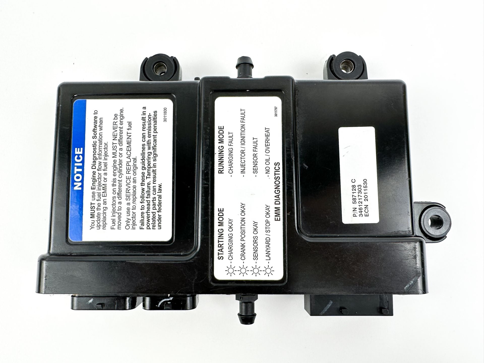 2013 Evinrude 75HP Etec 2 Stroke Outboard Engine Control Unit ECU EMM 0587128