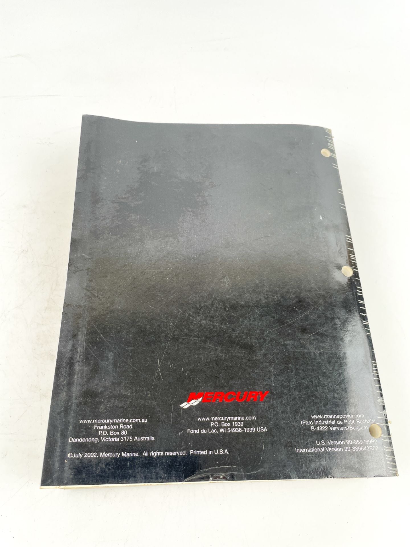 Mercury 200/225 OptiMax Direct Fuel Injection Service Manual 90-859769R2