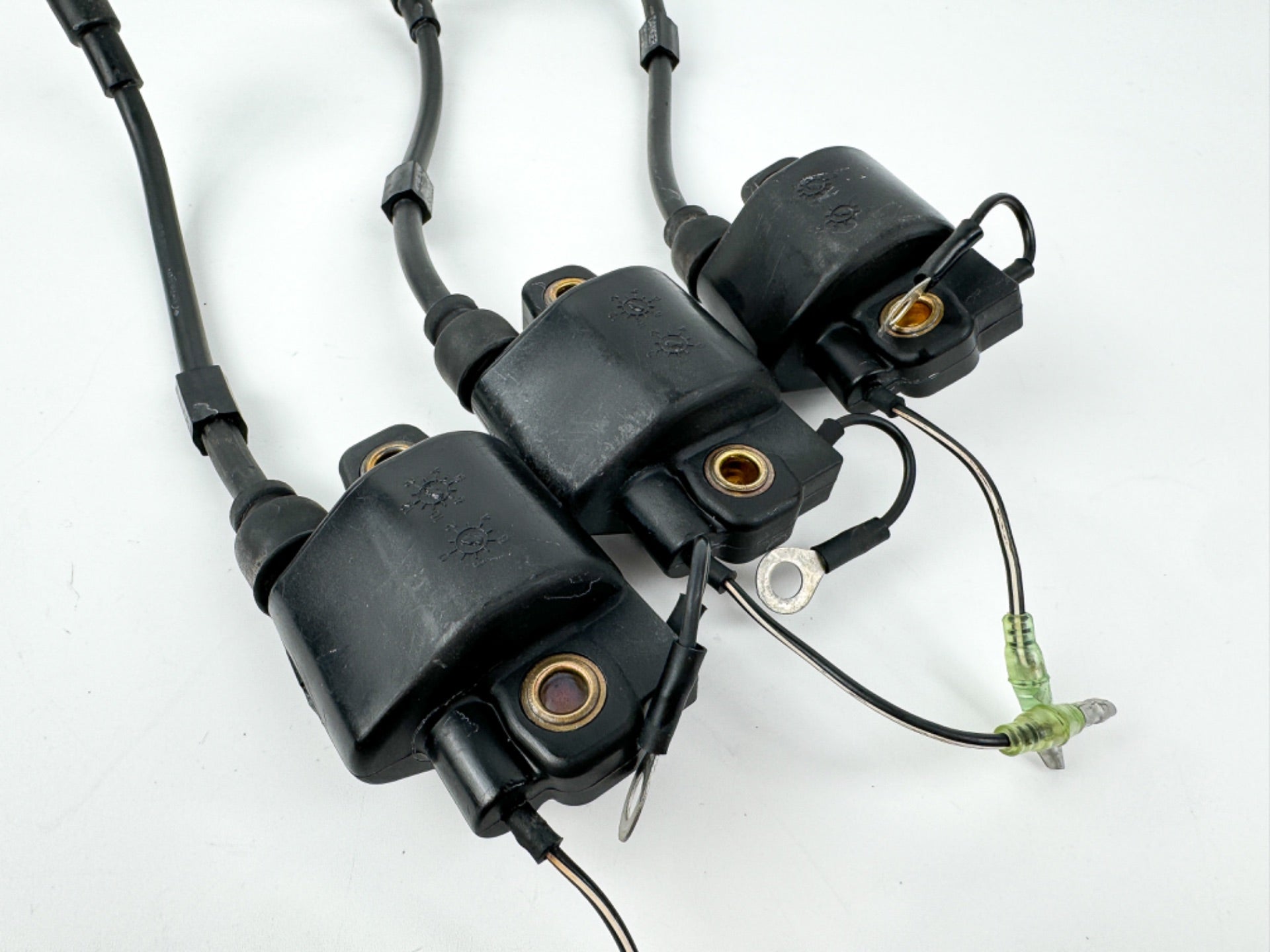 1991 Yamaha 70 HP 2 Stroke Outboard Ignition Coil Set 6H3-85570-10-00 OEM