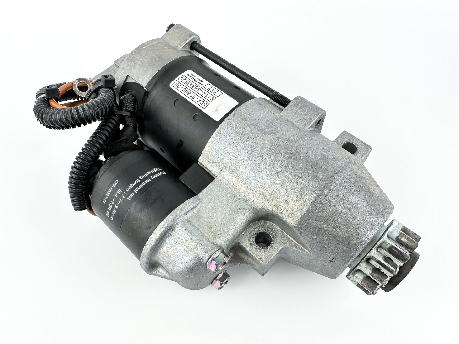 2007 Yamaha 250 HP 2 Stroke Outboard Starter Motor 60X-81800-00-00 OEM