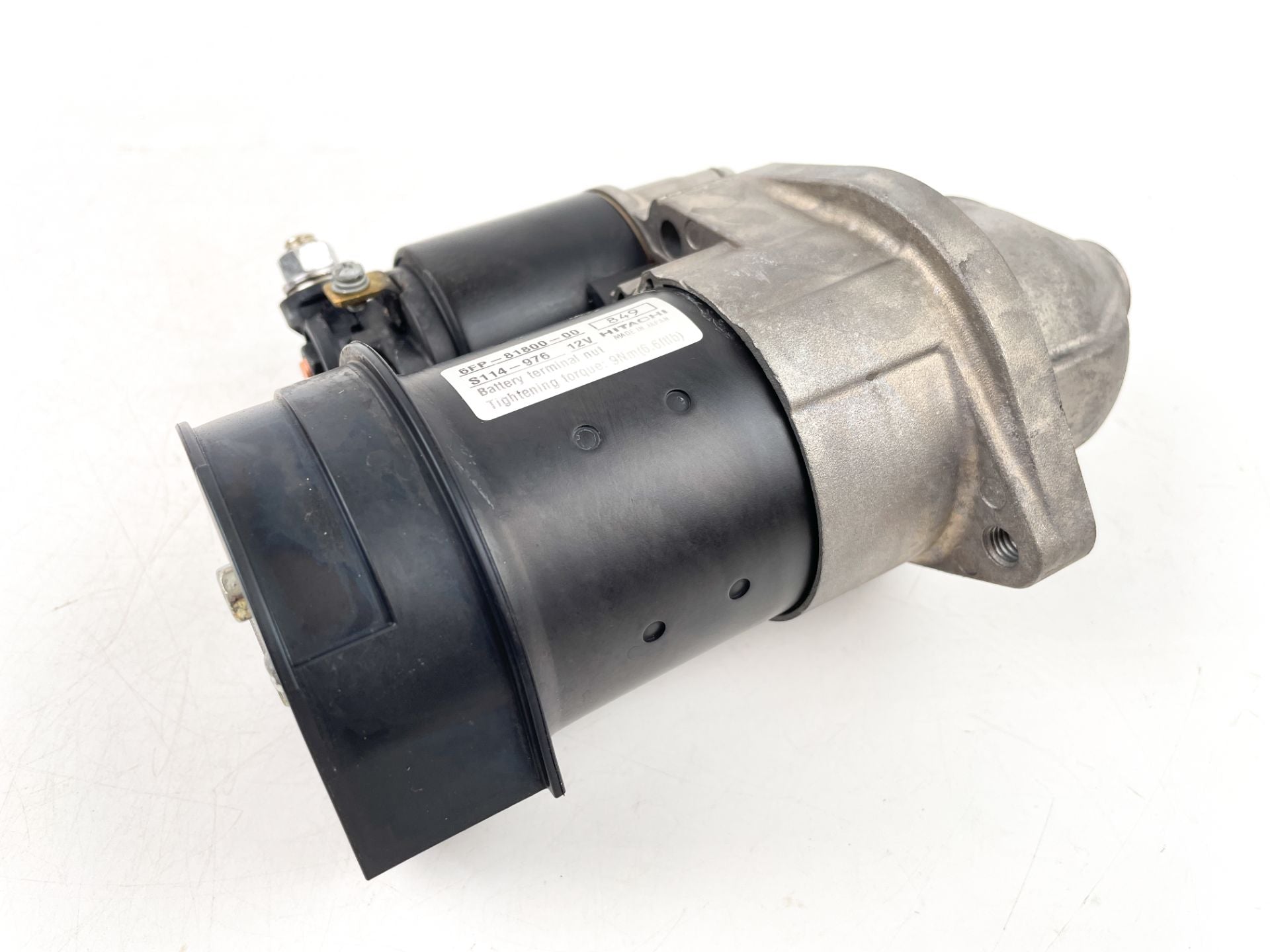 2018 Yamaha 90 HP 4 Stroke Outboard Starter Motor 6FP-81800-01-00 OEM