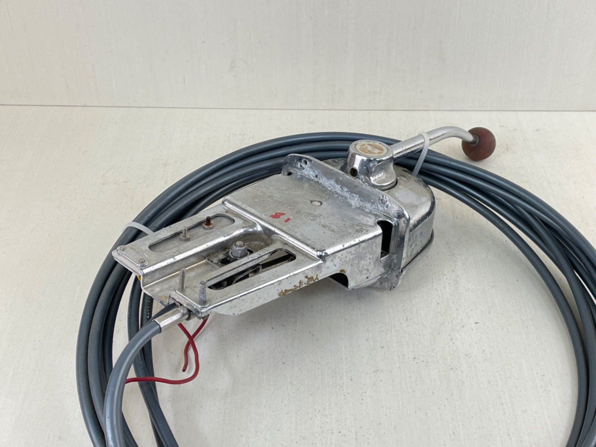 Morse Single Lever Binnacle Control Box with 18’ Cables