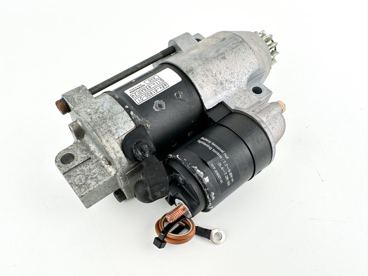 2007 Yamaha 115 HP 4 Stroke Outboard Starter Motor 68V-81800-01-00 OEM