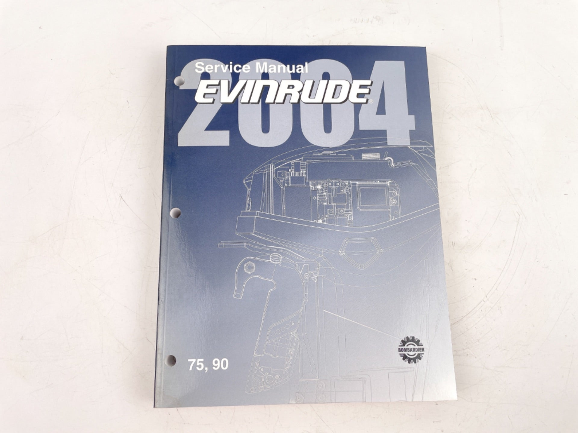 2004 Evinrude Outboard SR E-TEC 75 / 90 HP OEM Service Shop Manual 5005644