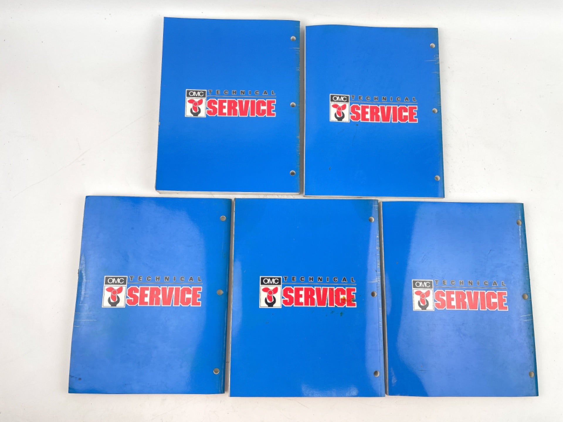 1998 OMC Stern Drive "BY" 5 Book Service Manual Set 501197