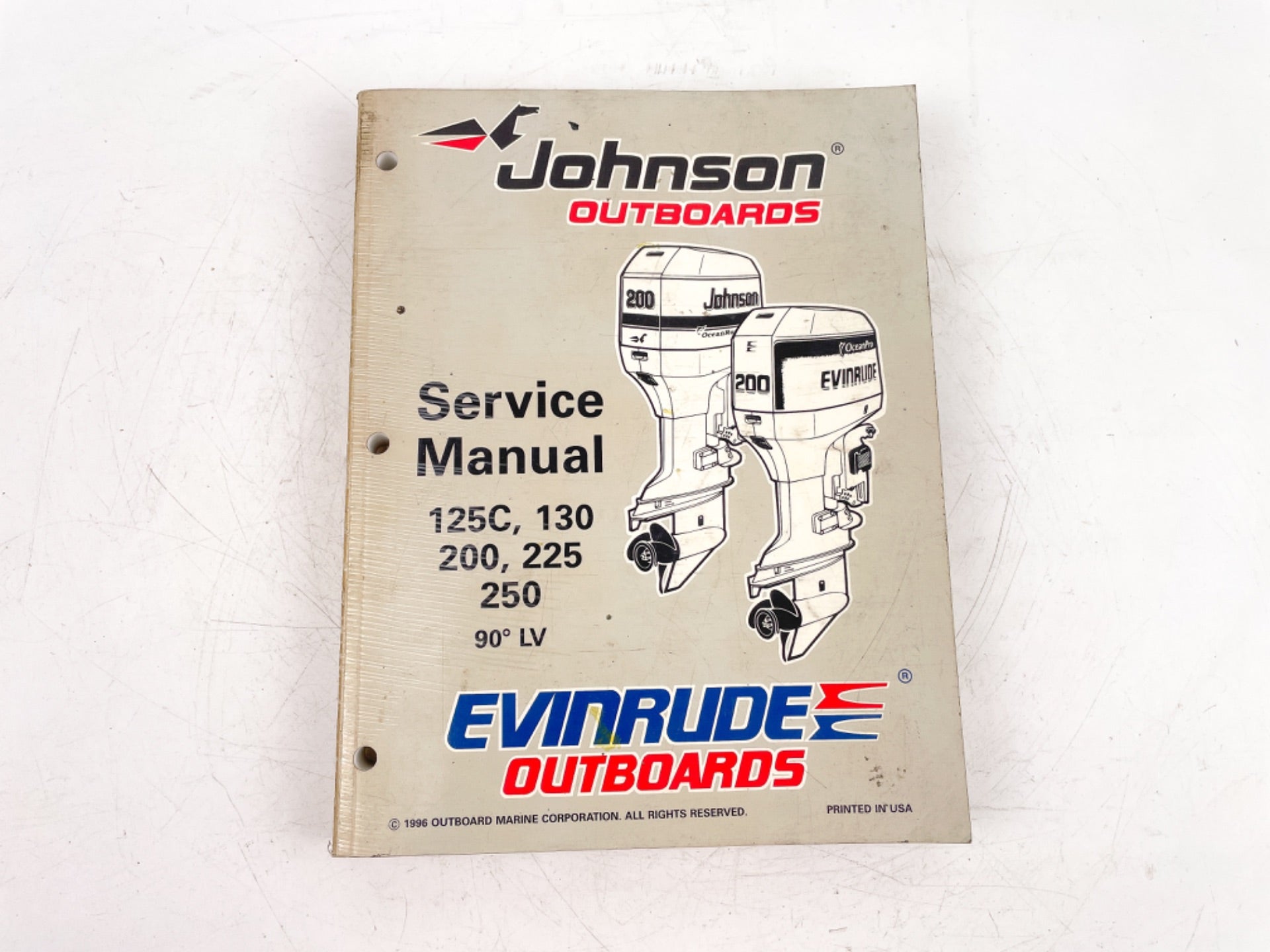 1997 Johnson Evinrude Outboards 90°LV 125C 130 200 225 250 Service Manual 507269