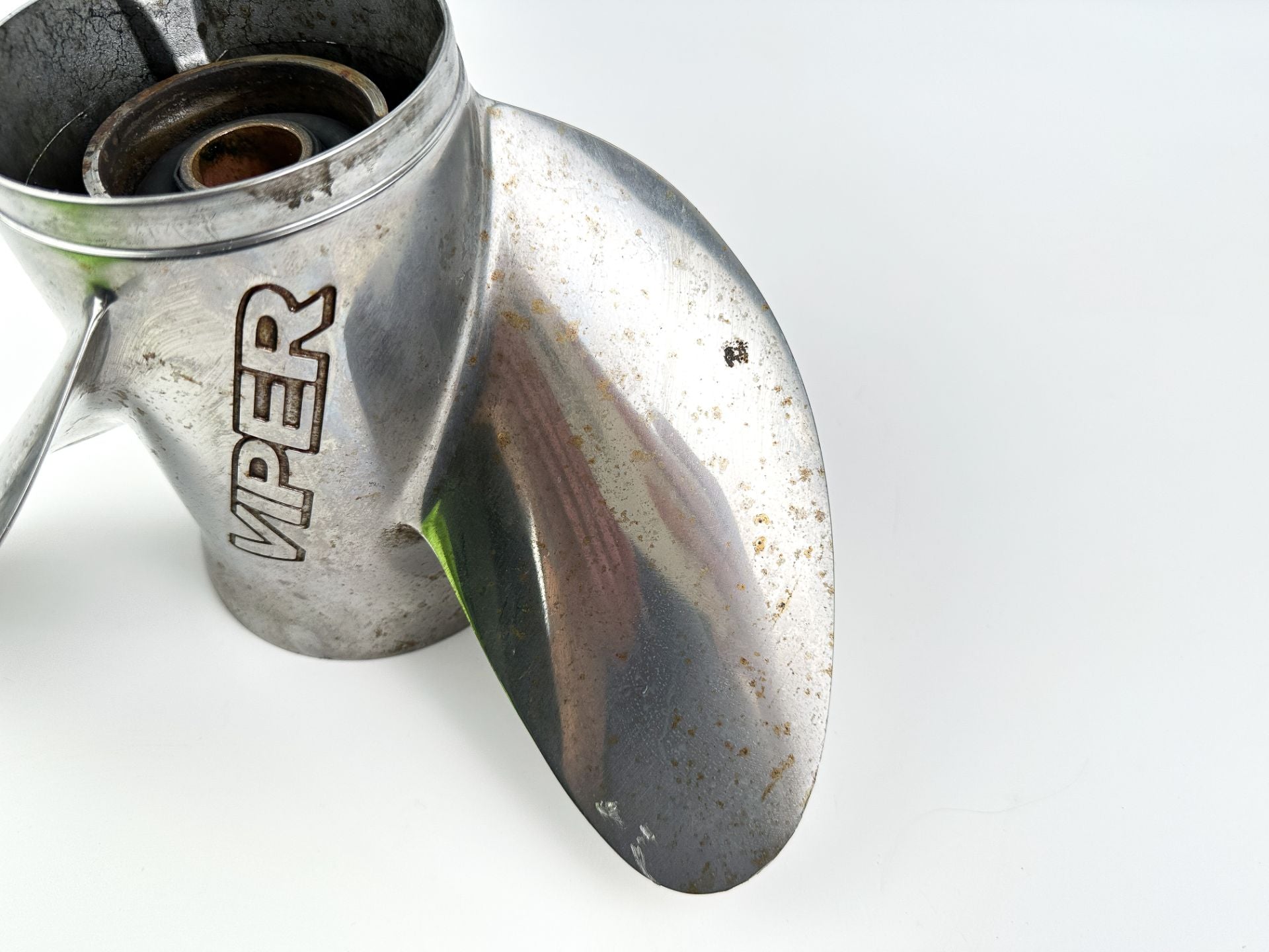 Viper Stainless Steel Prop Propeller 14 3/4" x 19P RH Evinrude Johnson OMC