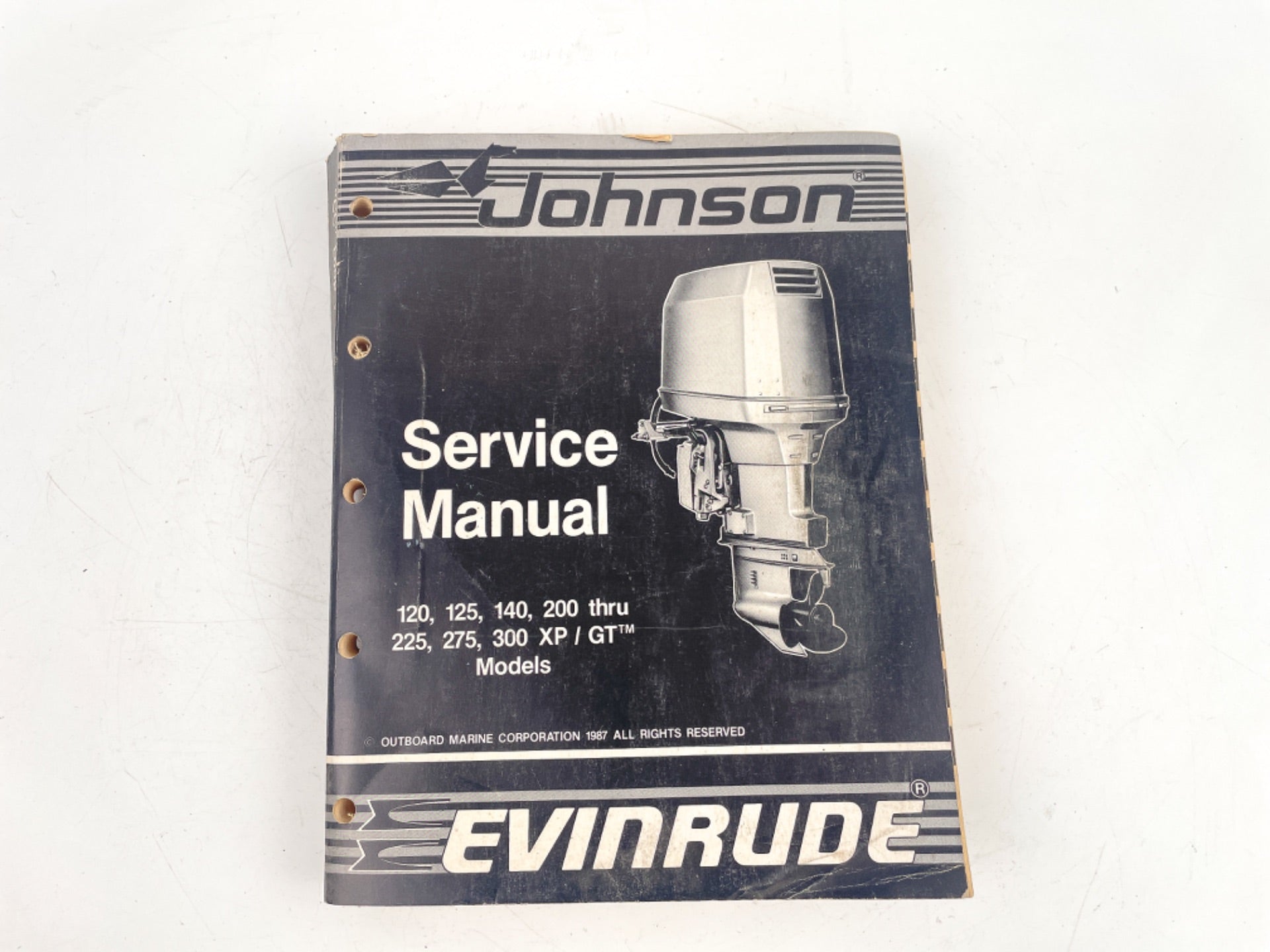 1988Evinrude Johnson 120 125 140 200-225 275 300 XP/GT Service Manual 507664