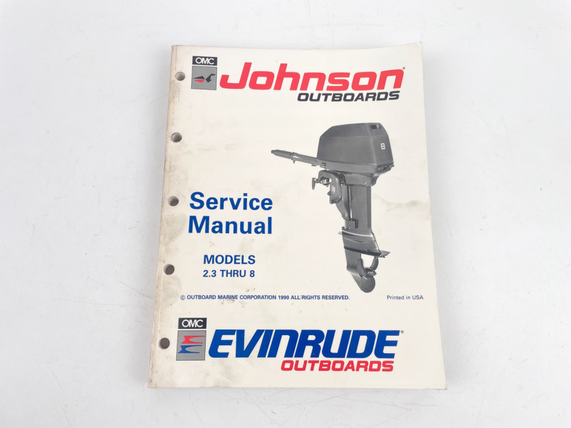 1991 EI Johnson Evinrude outboard 9.9 thru 30 hp factory service manual 507946