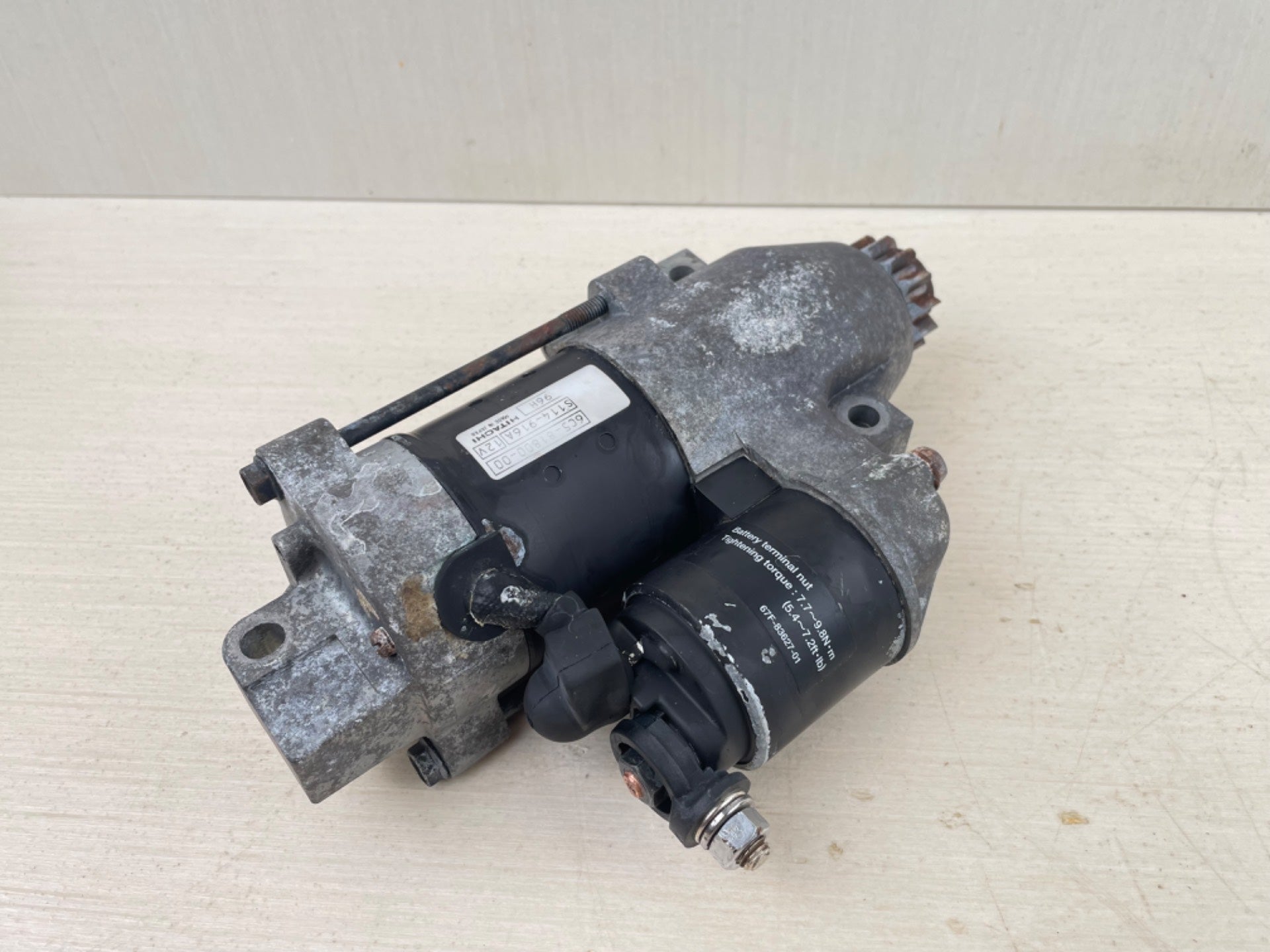 2014 Yamaha 70HP 4 Stroke Outboard Starter Motor Assembly 6CJ-81800-01-00