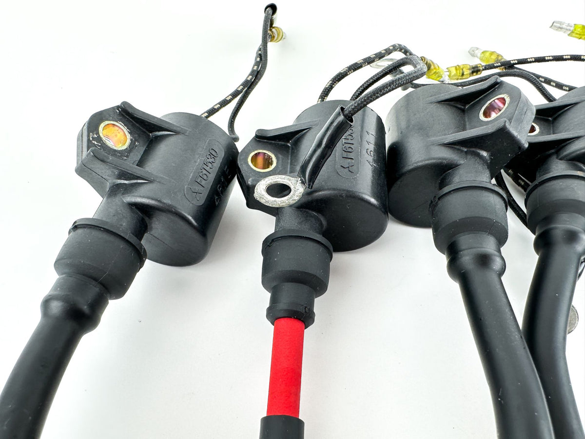 2005 Yamaha 200 HP 2 Stroke Outboard Ignition Coil Set 61A-85570-00-00 OEM