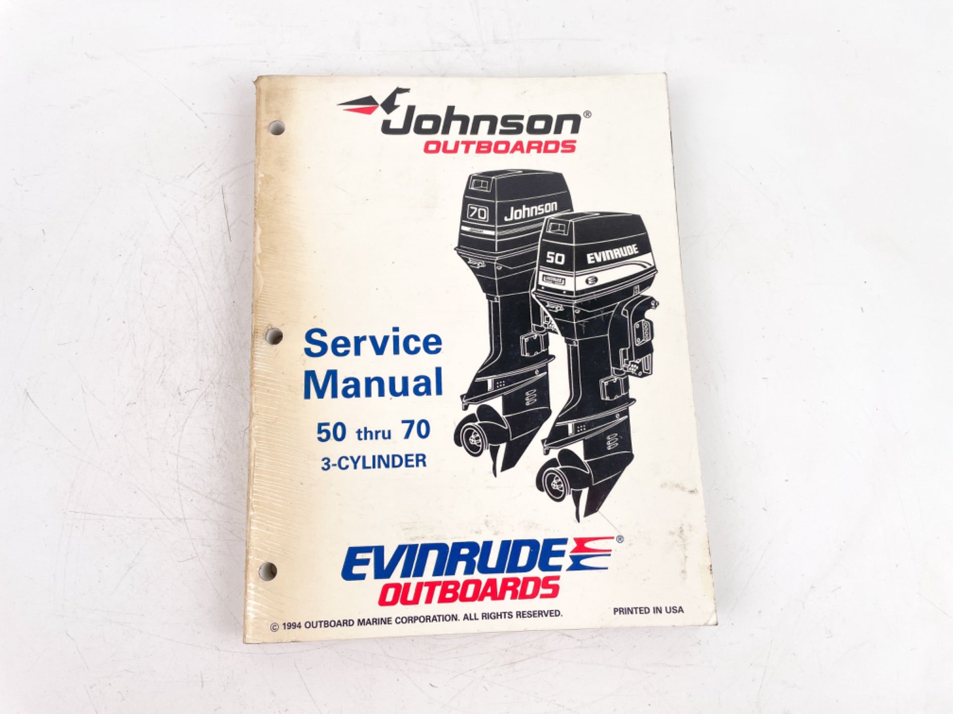 Evinrude Johnson 1995 Outboards 50 Thru 70 Service Manual Paperback 503149