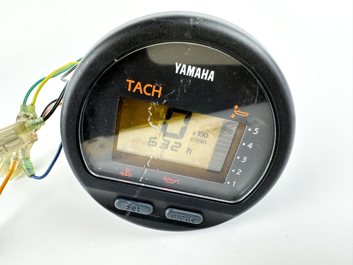 Yamaha Outboard Tachometer Multi-Function Gauge Digital - Scratched