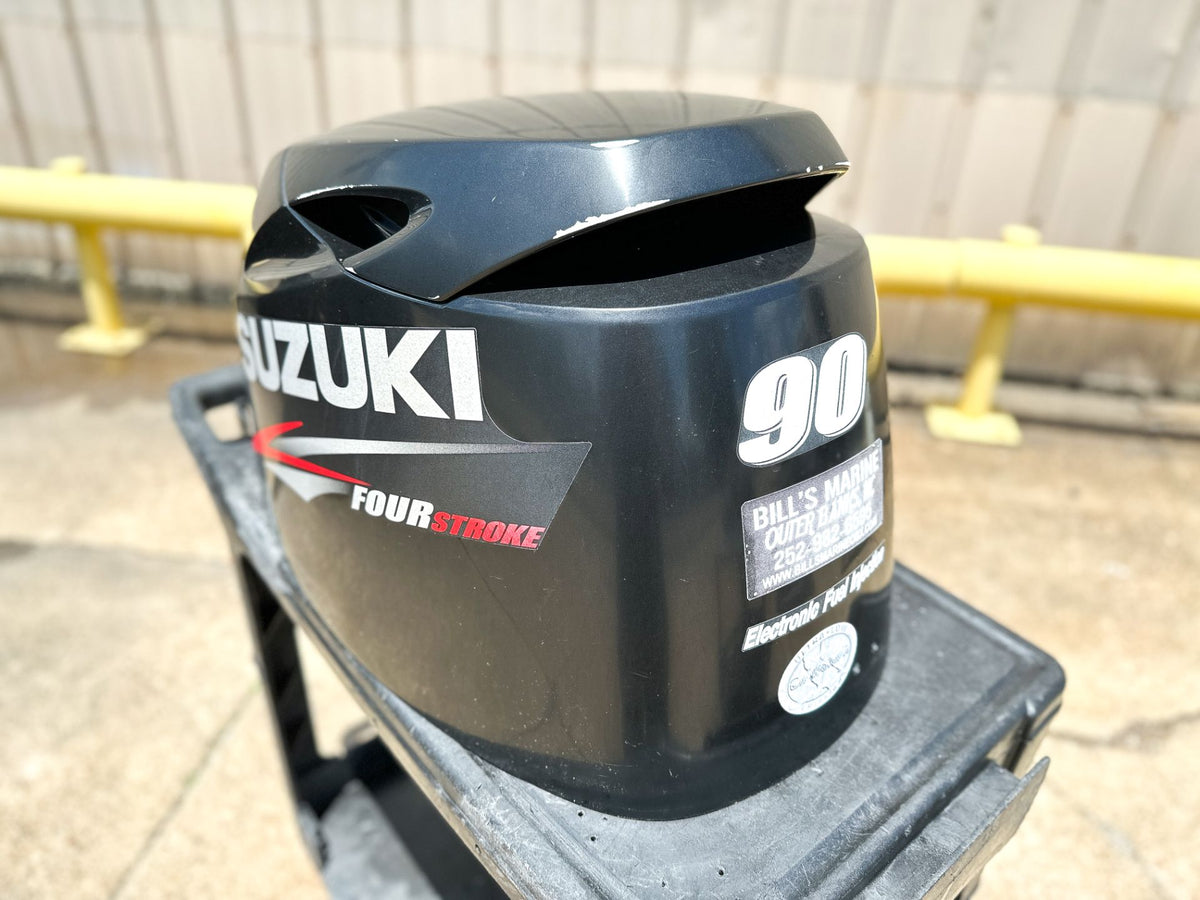 2009 Suzuki 90 HP 4 Stroke Outboard Top Cowling 61400-87Y80-0EP OEM