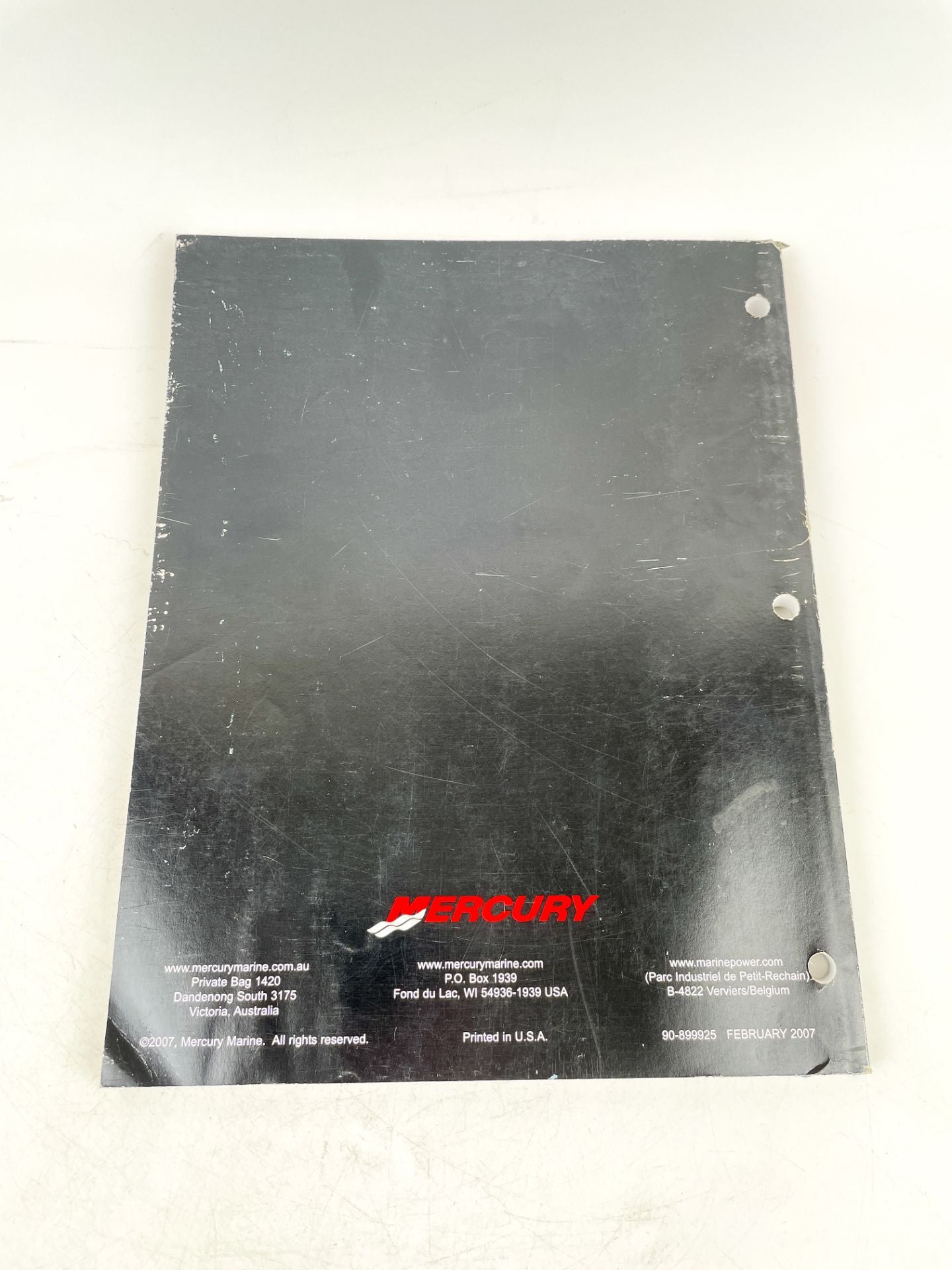 Mercury Service Manual 2.5 3.5 FourStroke 90-899925