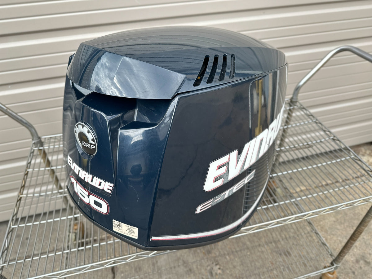 2013 Evinrude 150 HP 2 Stroke Etec Outboard Top Cowling 0285749 OEM
