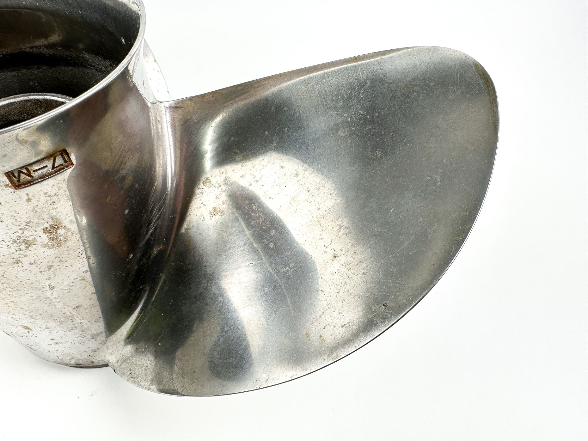 Yamaha Stainless Steel 3 Blade Propeller Prop 15 1/2" X 17P Right Hand