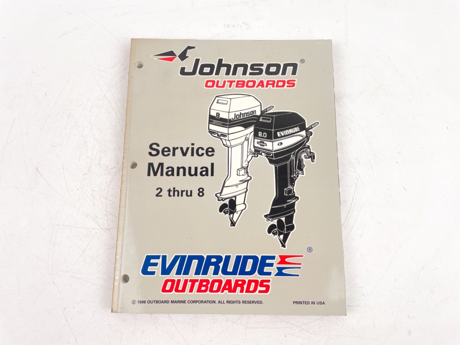 1997 EU Johnson Evinrude outboard 2 thru 8 hp 507261