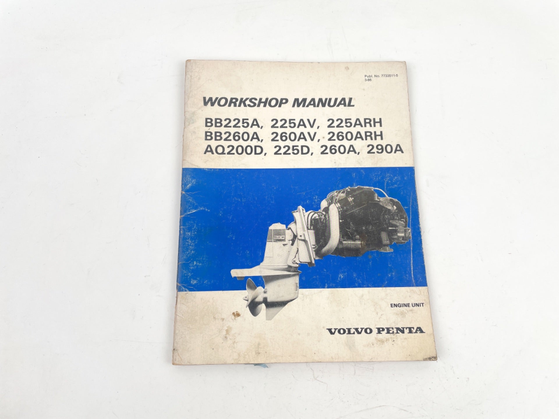 Volvo Penta Stern Drive Engine Workshop Manual 7733511-5