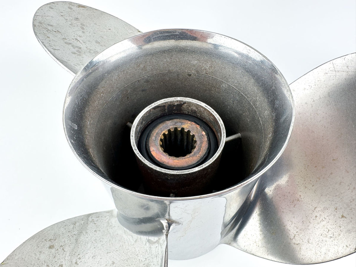 3 Blade Stainless Steel Propeller 14 1/4" X 18P Right Hand Standard