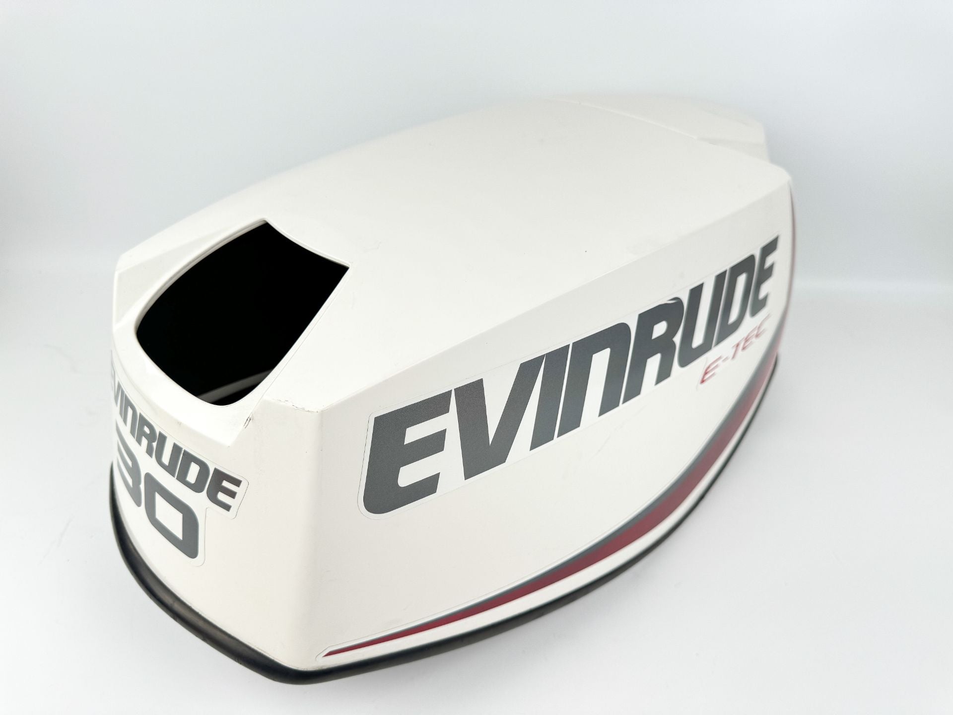 2015 Evinrude 30 HP 2 Stroke Outboard Top Cowling White 0285826 OEM