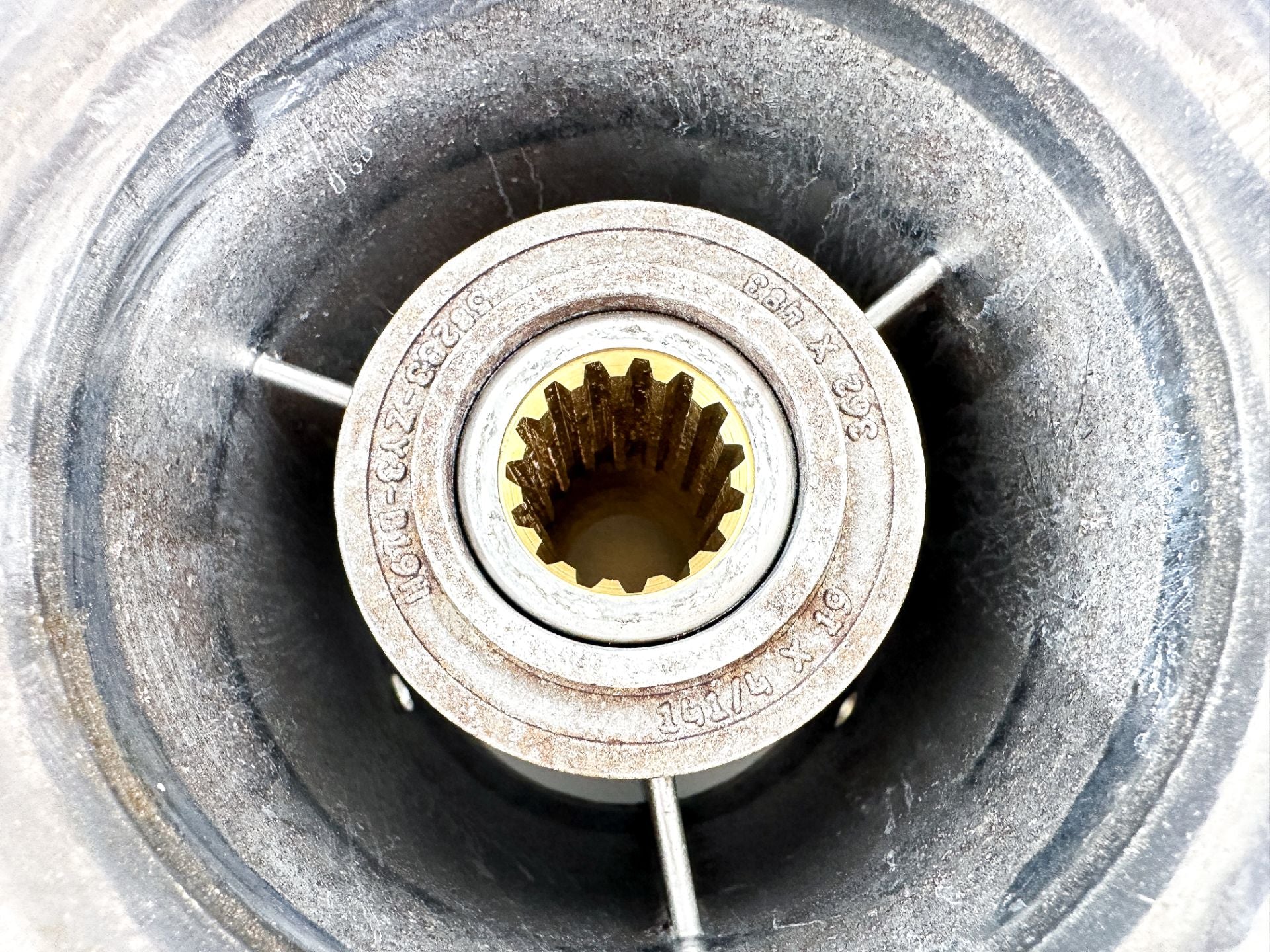 Honda Stainless Steel 3 Blade 14 1/4 x 19 LH Prop 58233-ZY3-B19H