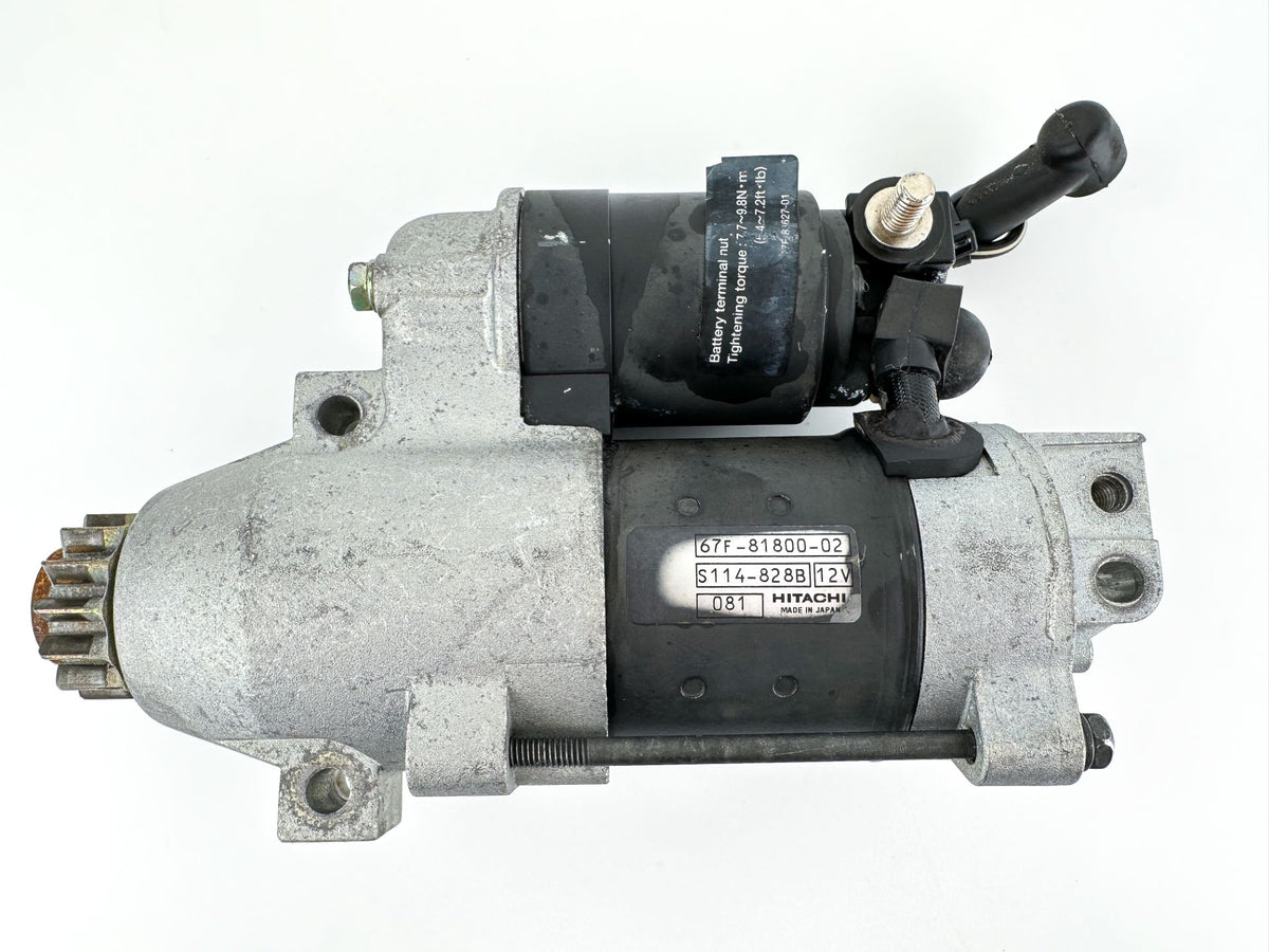 Yamaha 75 80 90 100 HP 4 Stroke Outboard Starter Motor 67F-81800-02-00 01-04