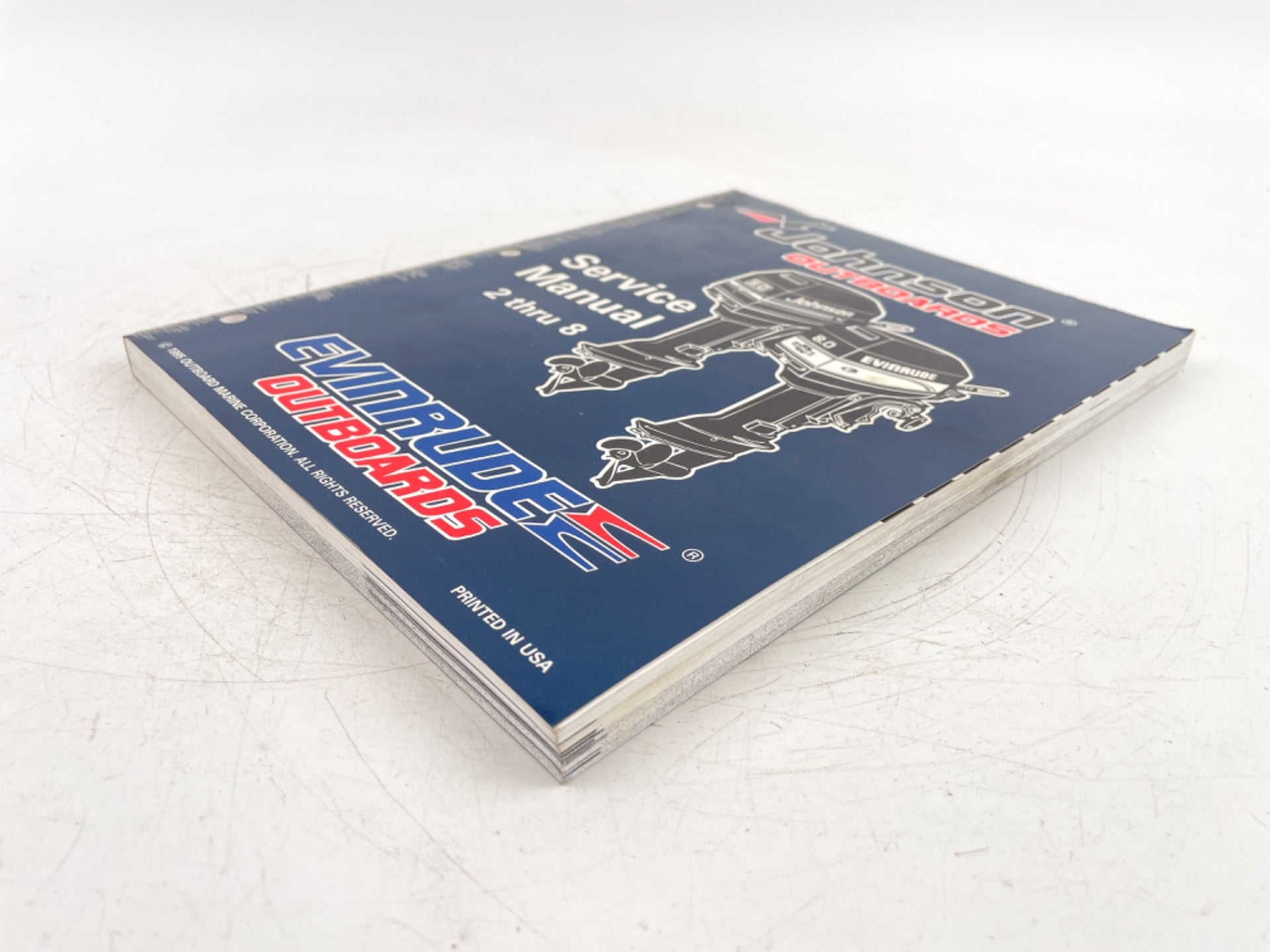 OMC Evinrude Johnson Outboard Service Repair Manual "ED" 2-8 HP 1996 507120