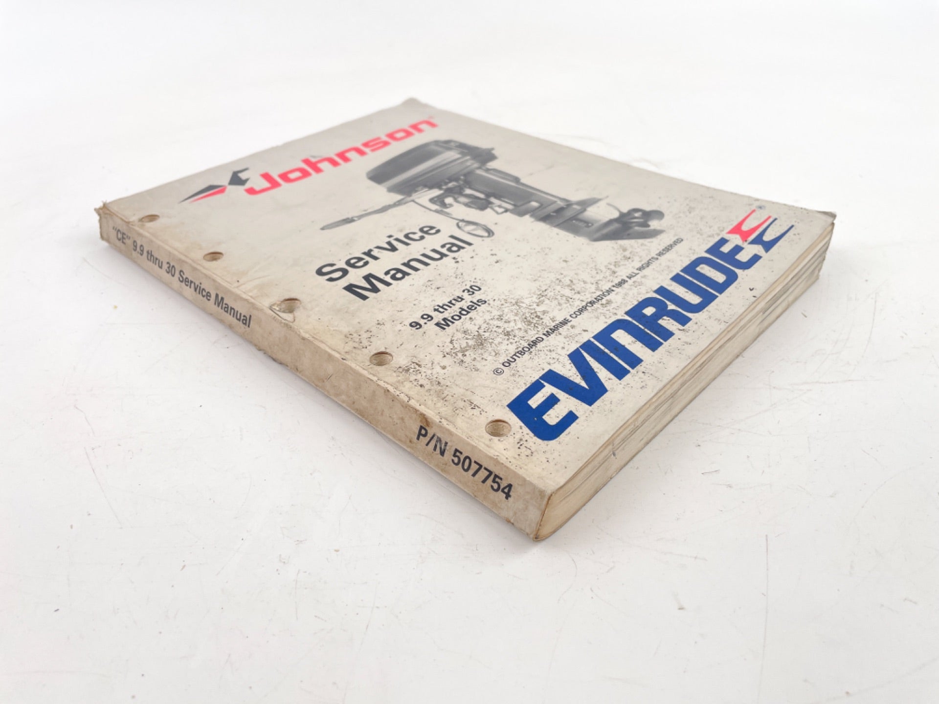 OEM 1989 CE Johnson Evinrude Outboard 40 thru 55 hp Service Manual 507755