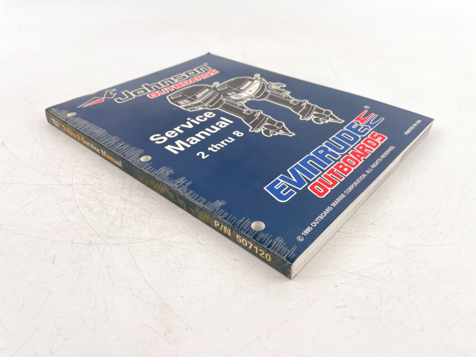 OMC Evinrude Johnson Outboard Service Repair Manual "ED" 2-8 HP 1996 507120