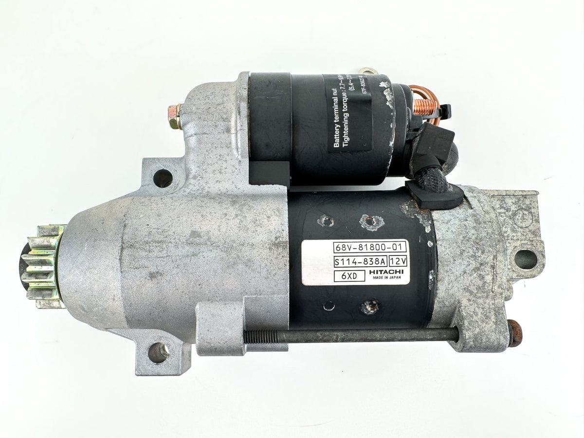 2007 Yamaha 115 HP 4 Stroke Outboard Starter Motor 68V-81800-01-00 OEM