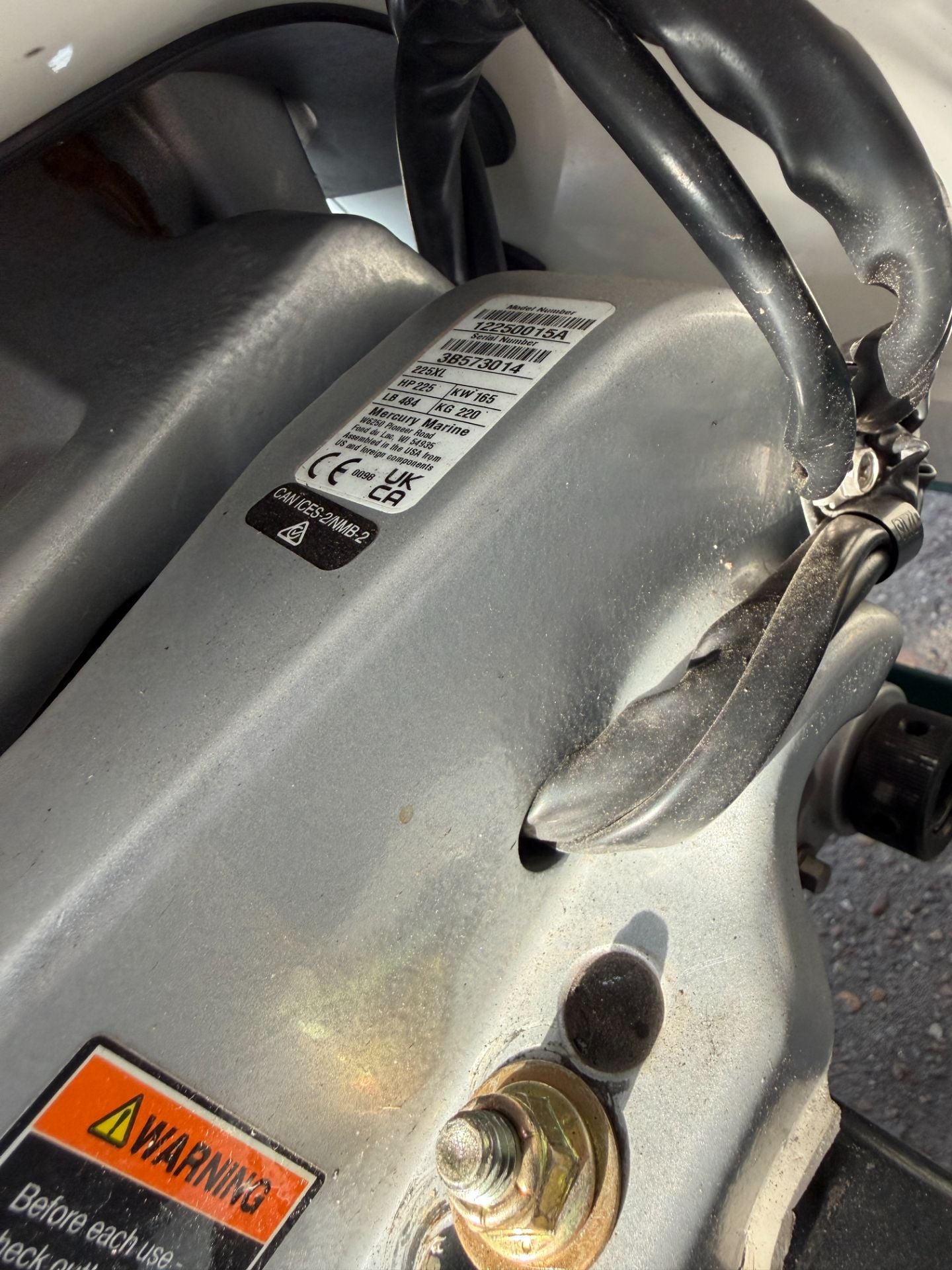 New - Mercury 225HP 4 Stroke Outboard Engines W/ 25" Shafts