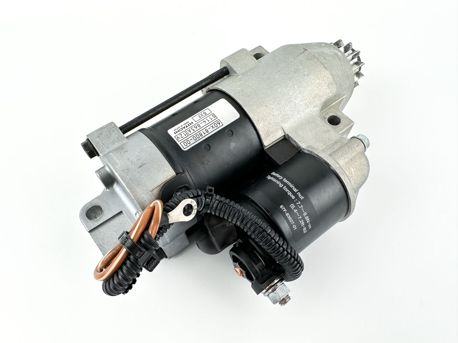 2009 Yamaha 225 HP 2 Stroke Outboard Starter Motor 60X-81800-00-00 OEM