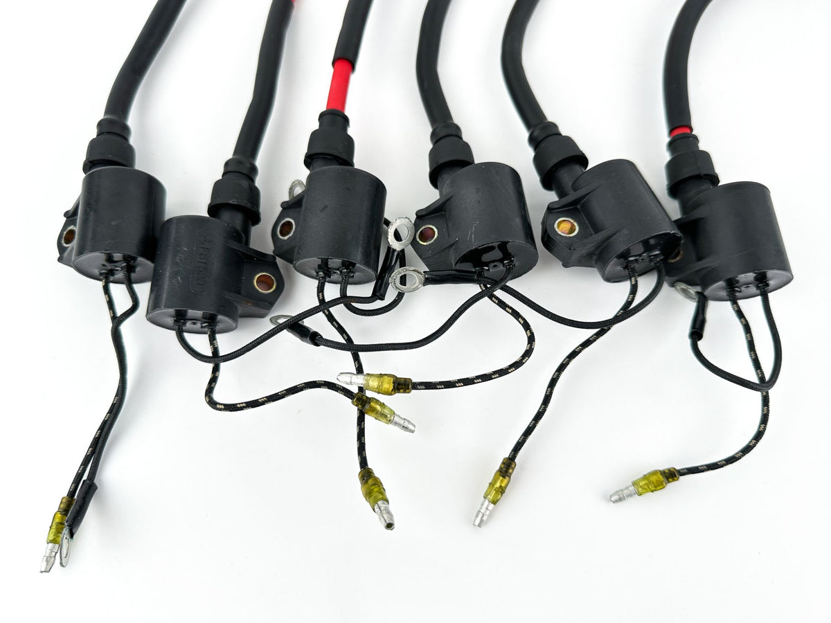2005 Yamaha 200 HP 2 Stroke Outboard Ignition Coil Set 61A-85570-00-00 OEM