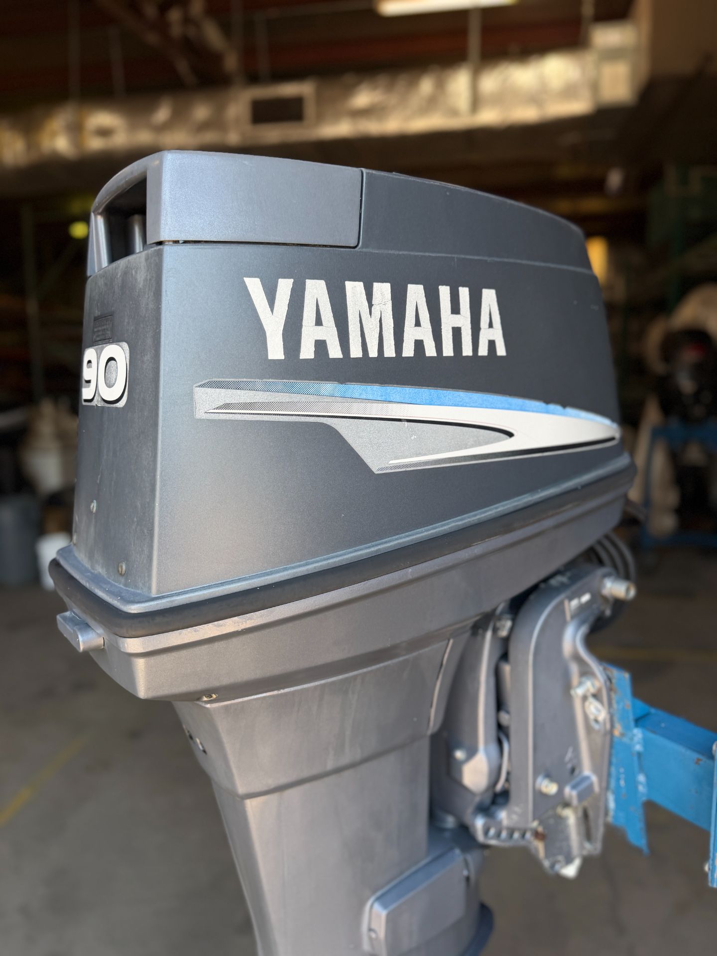 2006 Yamaha 90HP 2 Stroke Outboard Engine W/ 20" Shaft Carbureted