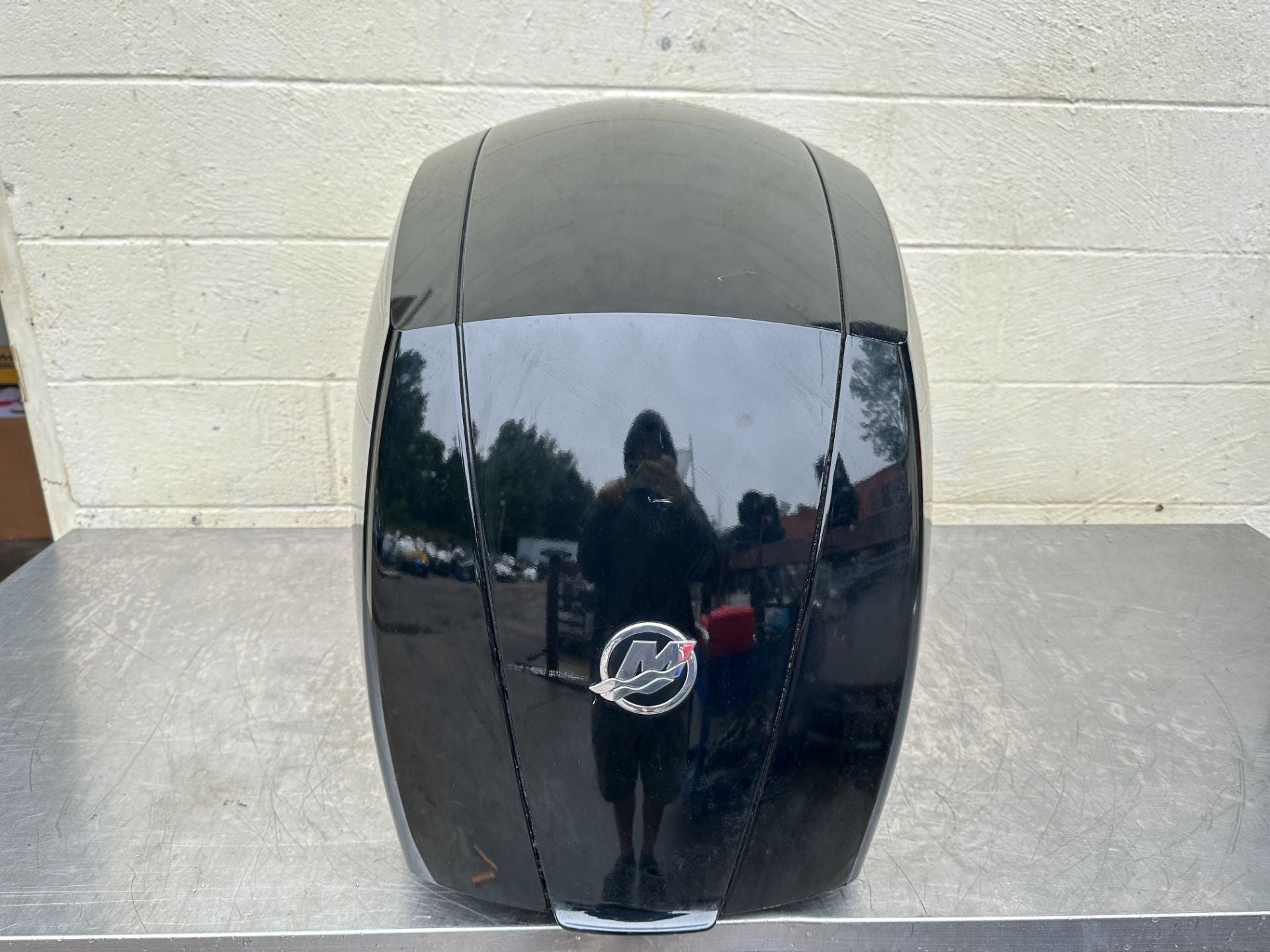 2021 Mercury 150 HP 4 Stroke Outboard Top Cowling 8M0159538 OEM