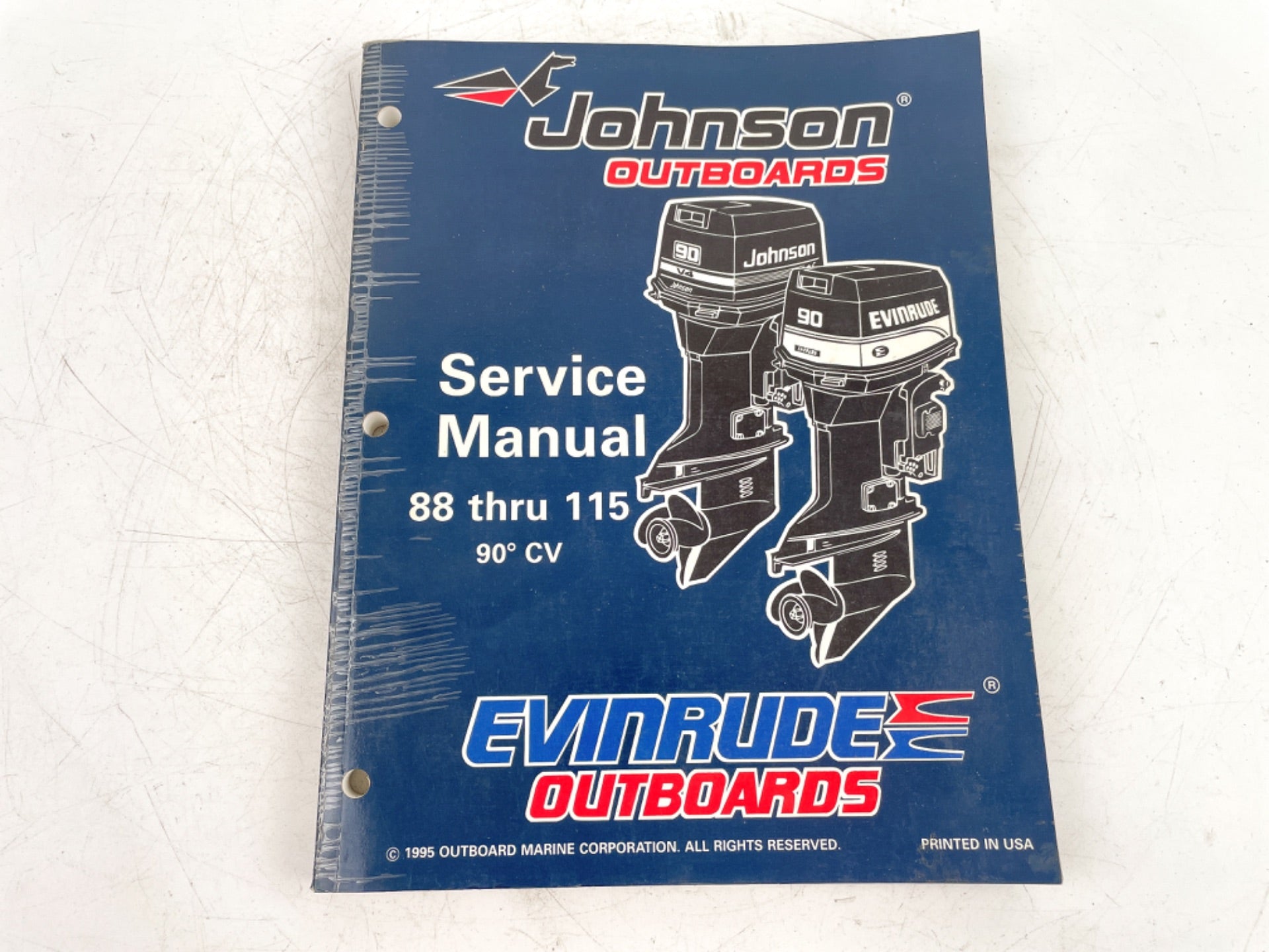 88 thru 115 90 CV Evinrude/Johnson Outboards Service Manual 507126