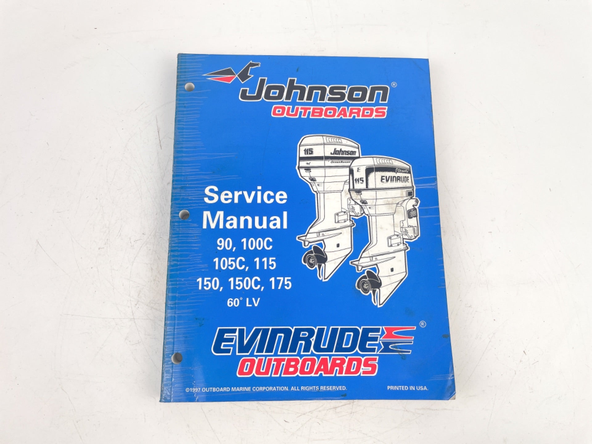 "EC" 60° LV Service Manual Johnson Evinrude 90 100C 105C P/N 520210