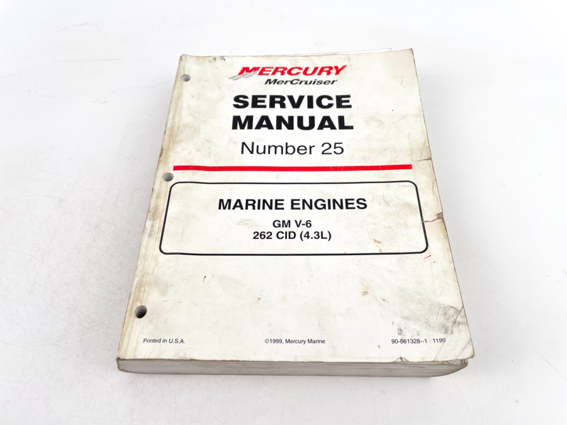 1999 MerCruiser #25 Marine Engine GM V6 262 CID/4.3L Service Manual 90-861328--1