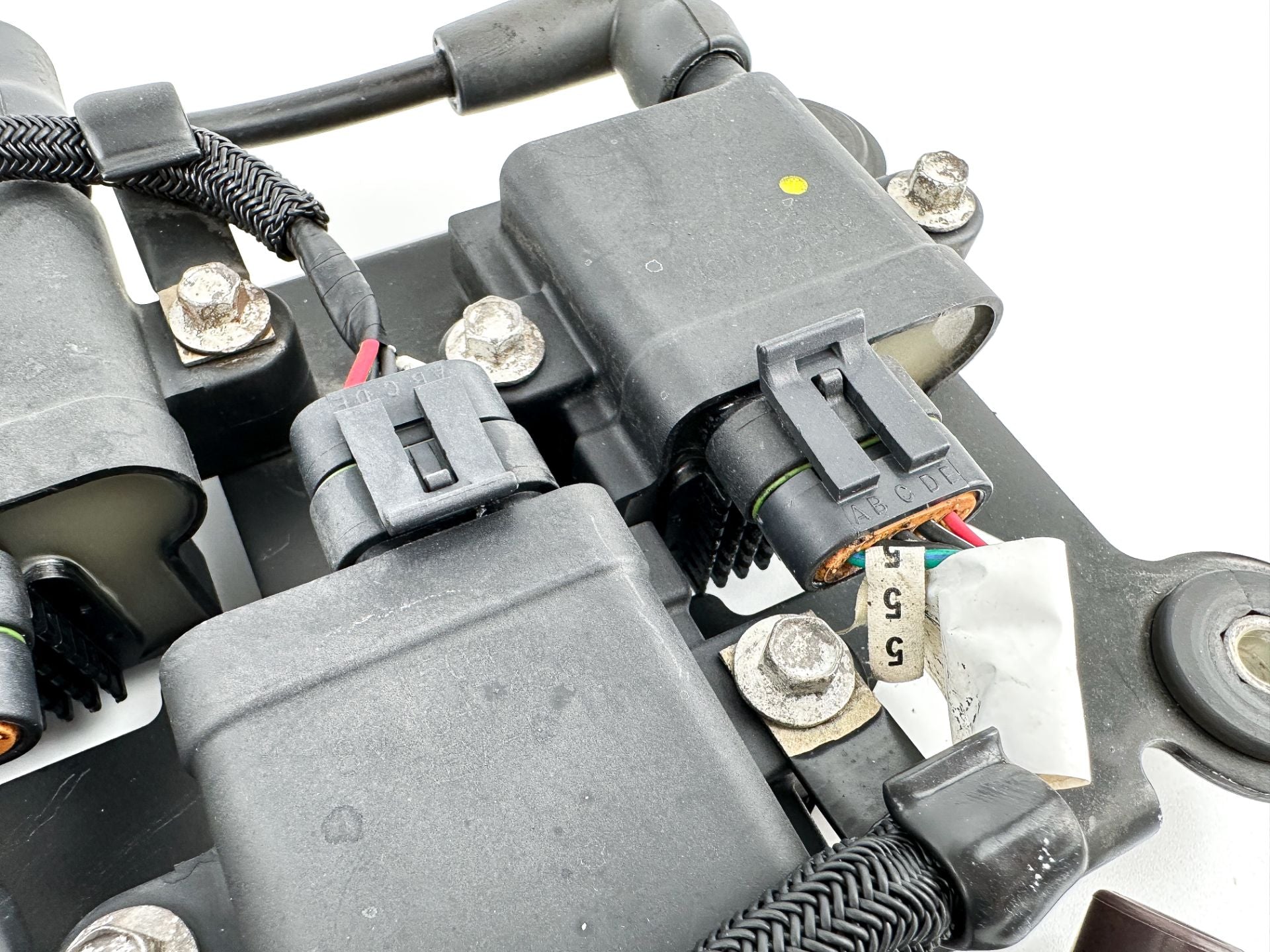 2015 Mercury 250 HP 2 Stroke Outboard Ignition Coil Set W/ Plate 879984A1 OEM