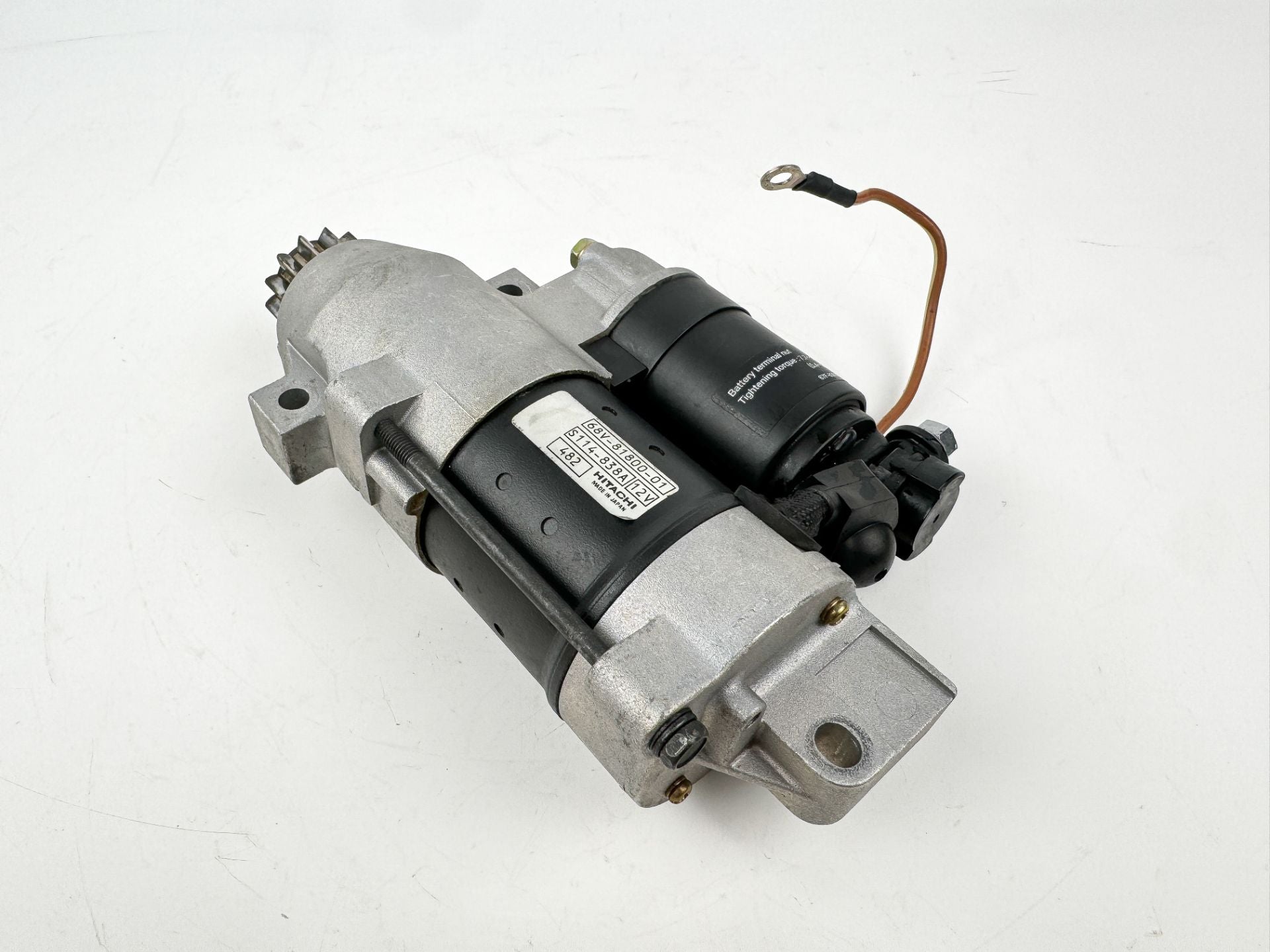 2005 Yamaha 75 HP 4 Stroke Outboard Starter Motor 68V-81800-01-00 OEM