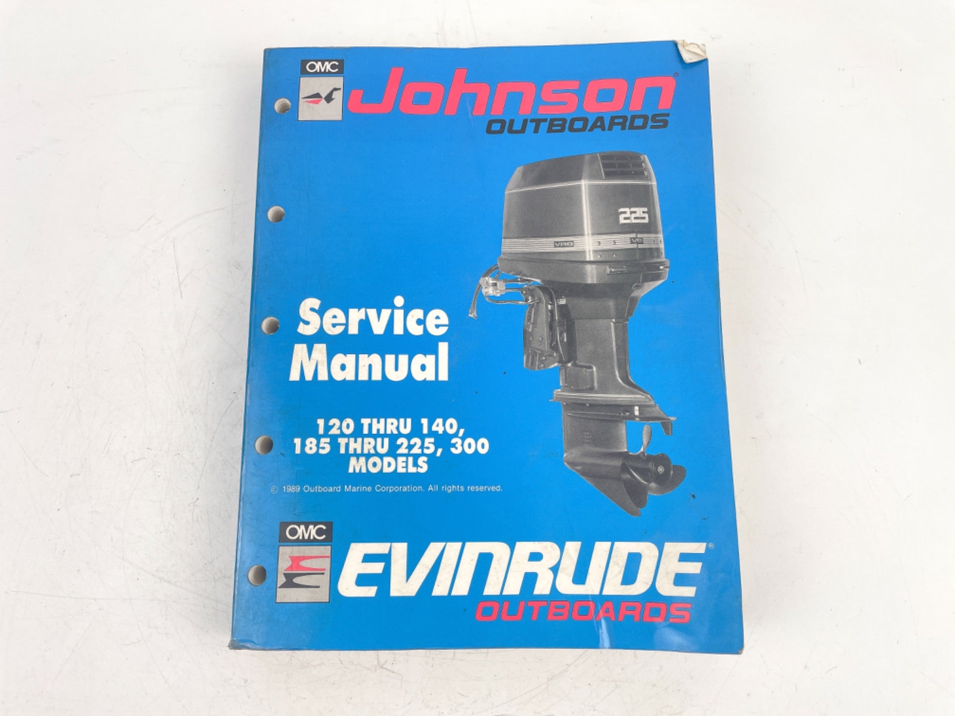 1989 Used OEM Johnson Evinrude Outboard Manual 100-140, 185-225, 300 507875