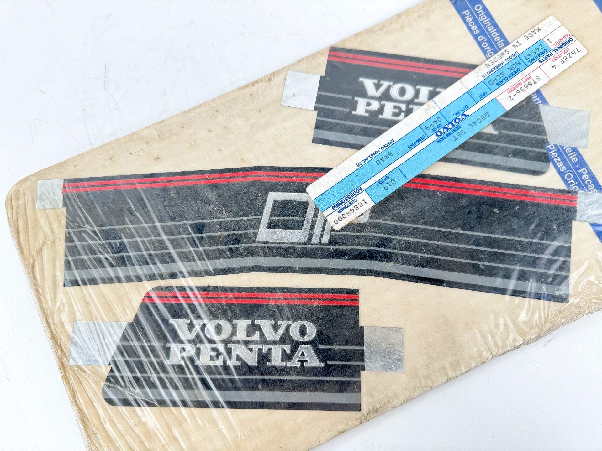 Volvo Penta Decal Set 876636-2 Brand New OEM