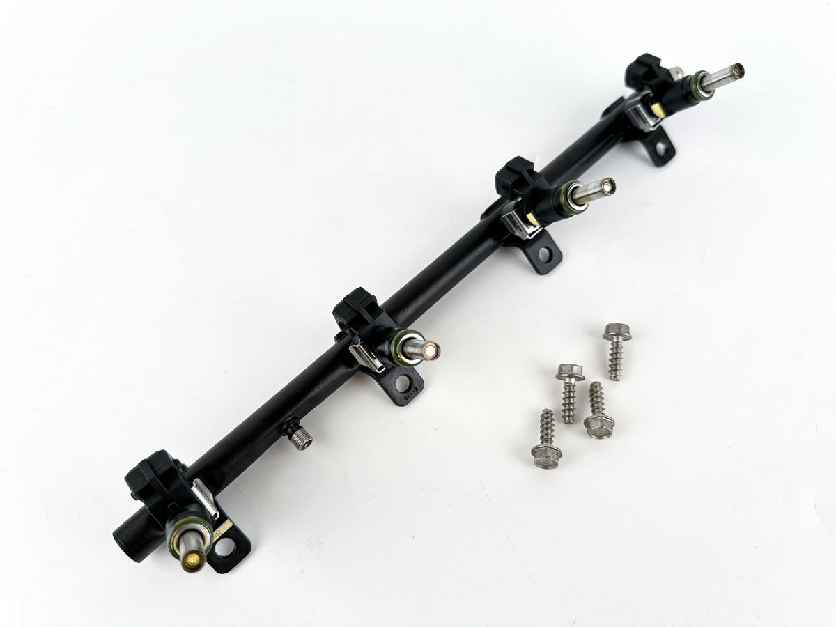 2016 Mercury 90 HP 4 Stroke Outboard Fuel Injector Set W/ Rail 8M6002428 OEM