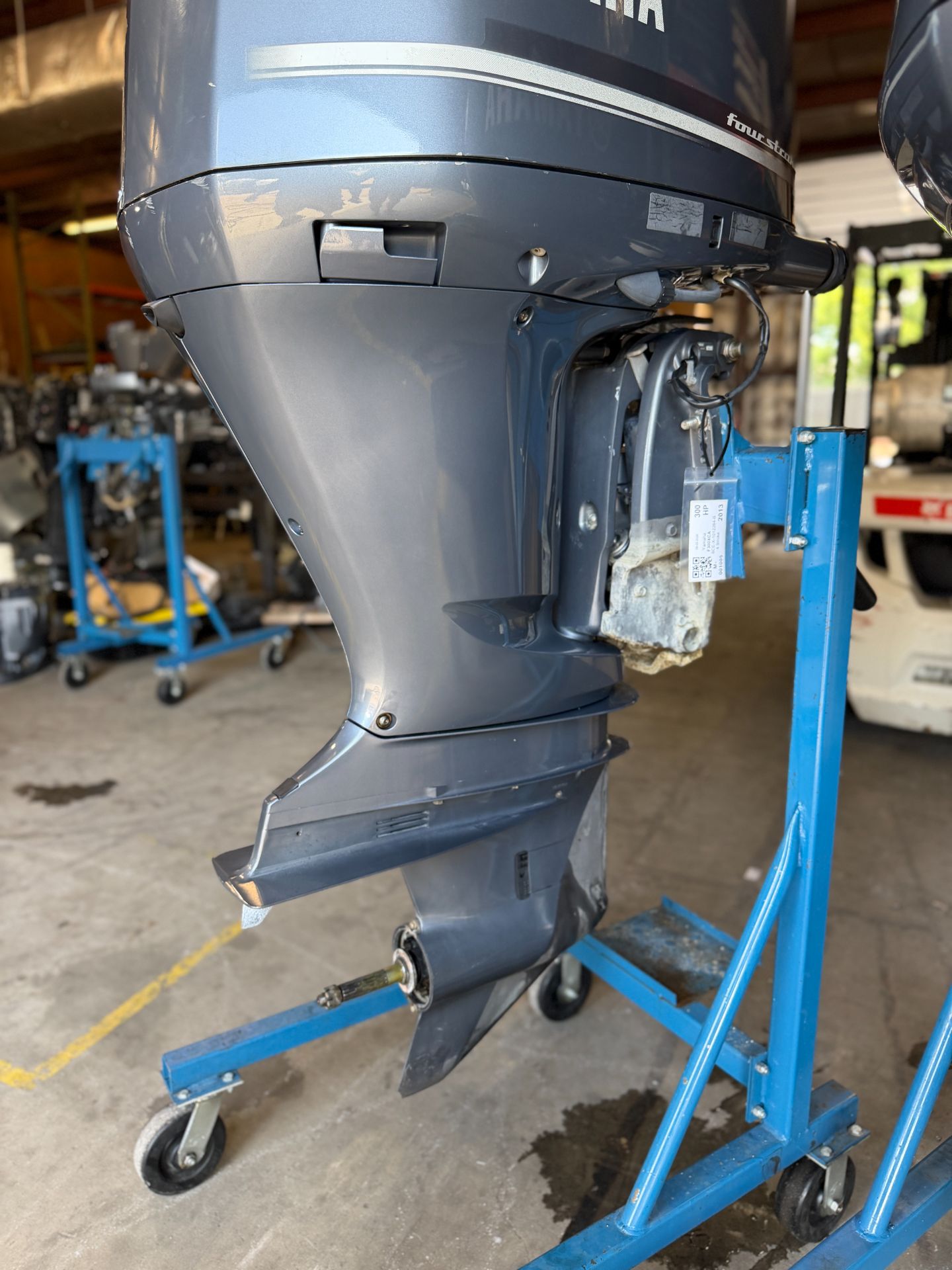 2013 Twin Yamaha F300 300HP 4 Stroke Outboard Engines W/ 25" Shaft 584 Hours