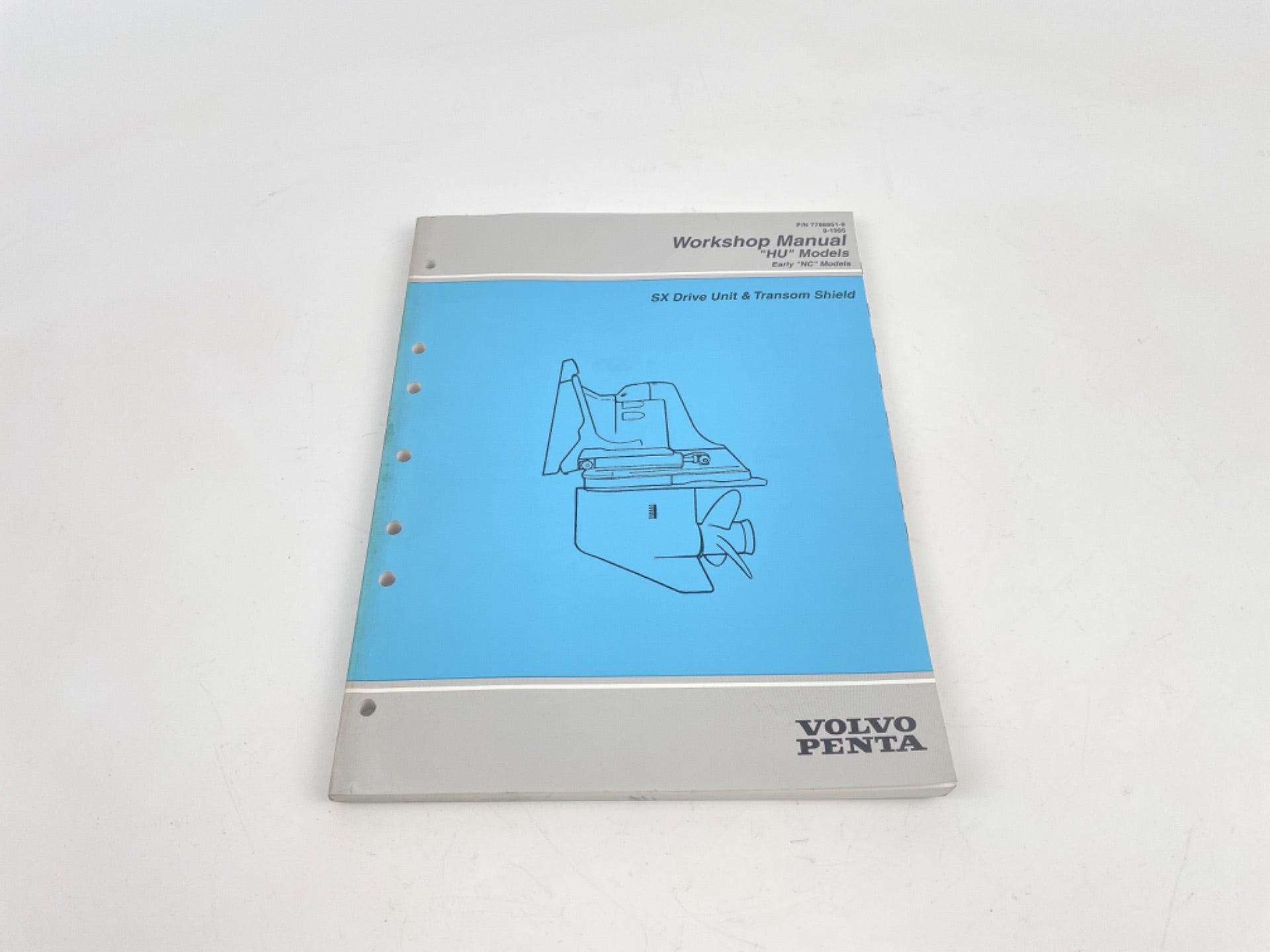 Volvo Penta "HU" Models SX Drive Unit & Transom Shield Workshop Manual 7788851-9