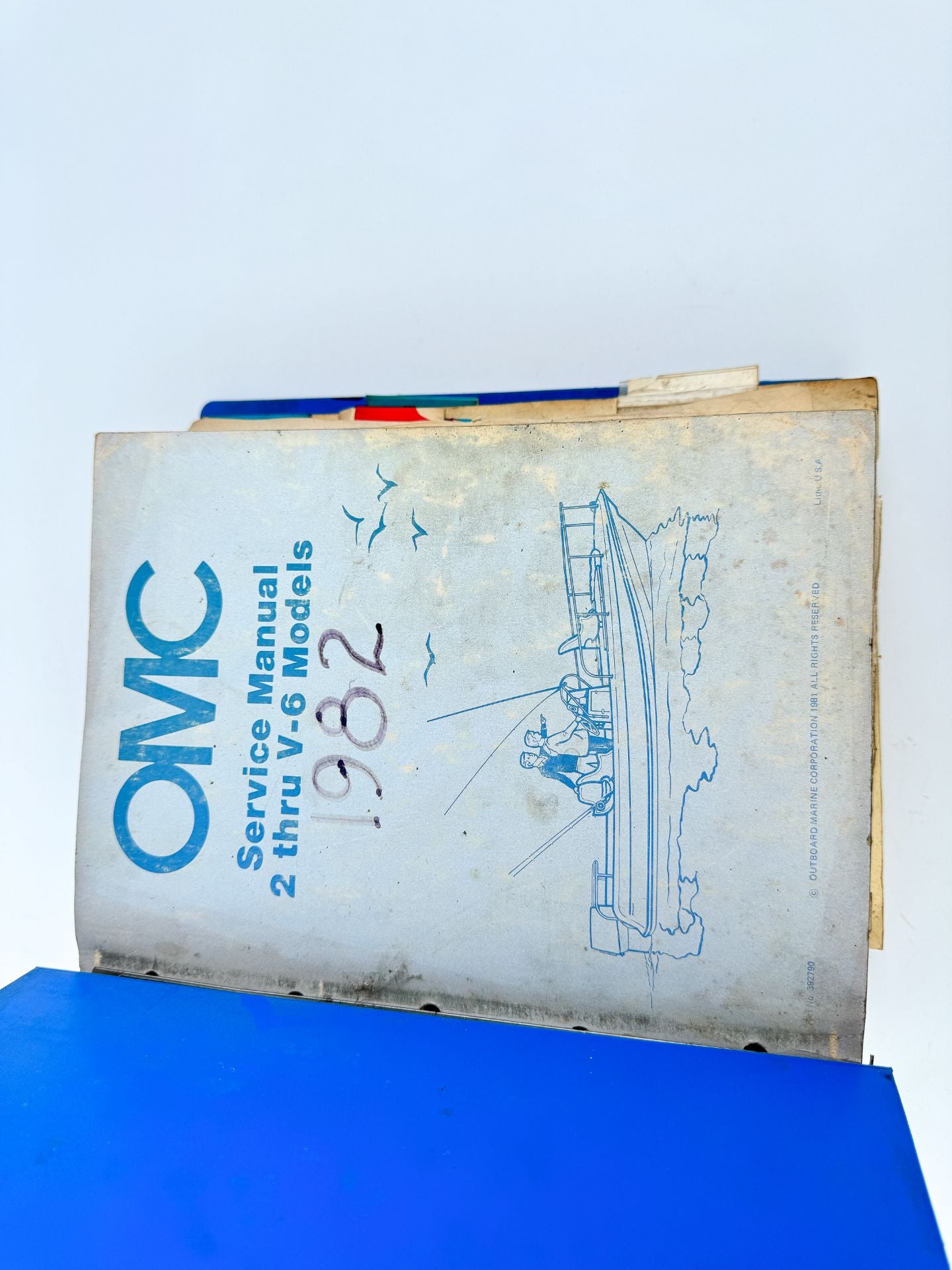 1982 OMC Service Manual Book Set