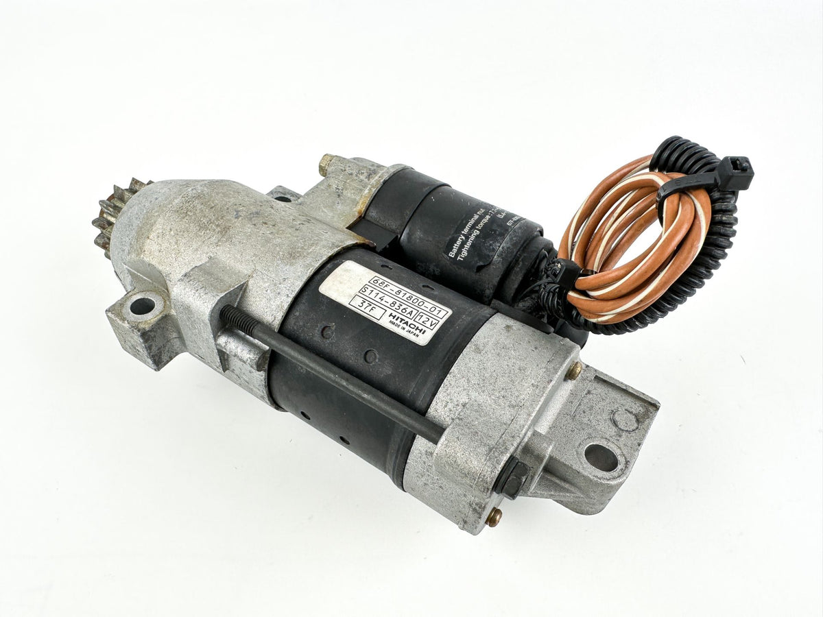 2004 Yamaha 150 HP 2 Stroke Outboard Starter Motor 68F-81800-01-00 OEM
