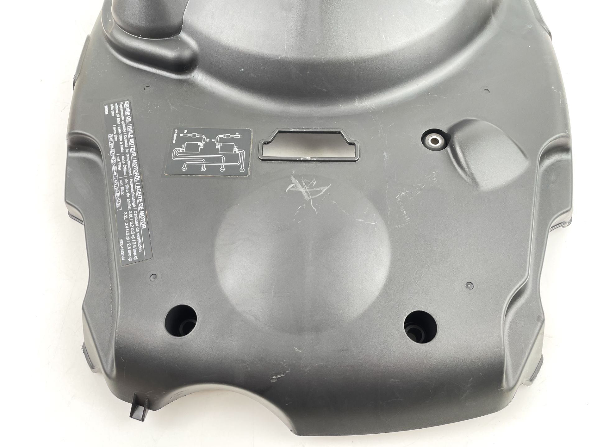 2018 Yamaha 90 HP 4 Stroke Outboard Flywheel Cover 6FP-81337-00-00 OEM