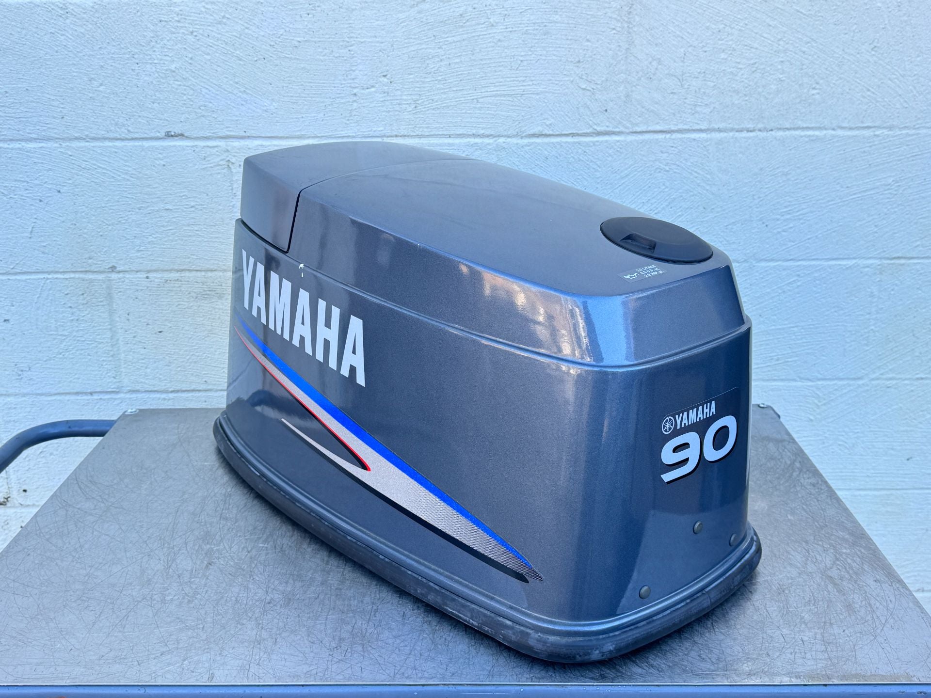 2002-2009 Yamaha 90HP 2 Stroke Outboard Top Cover Cowling Hood